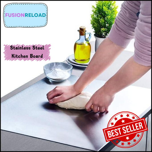 Anti-Bacteria Stainless Steel Chopping Kitchen Board (35x31cm)