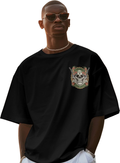 Guns N Roses Black Edition – Premium Oversized Cotton T-Shirt 🖤