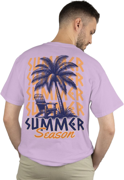 Summer Season Lavender Edition – Premium Oversized Cotton T-Shirt 💜