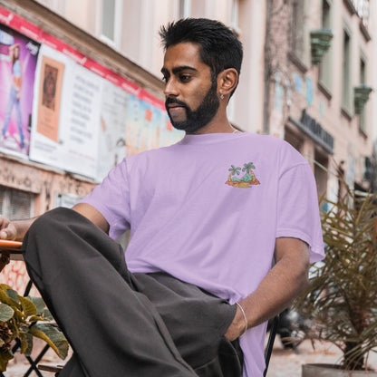 Summer Season Lavender Edition – Premium Oversized Cotton T-Shirt 💜