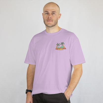Summer Season Lavender Edition – Premium Oversized Cotton T-Shirt 💜